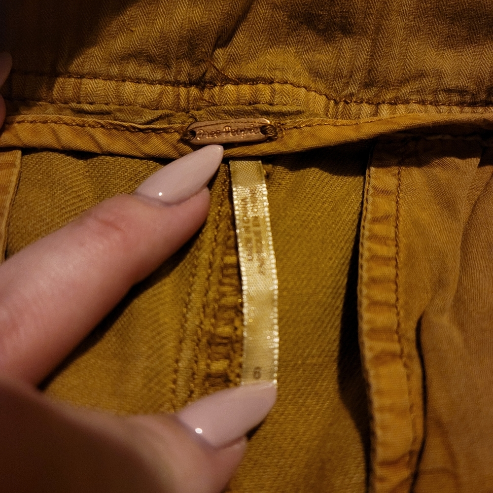 Free People Mustard Pants - Picture 4 of 4